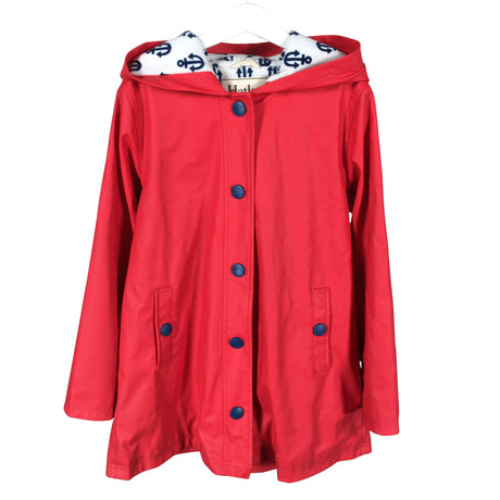 Unisex Hatley - Rain jacket, size 134 - 140 - Red ()