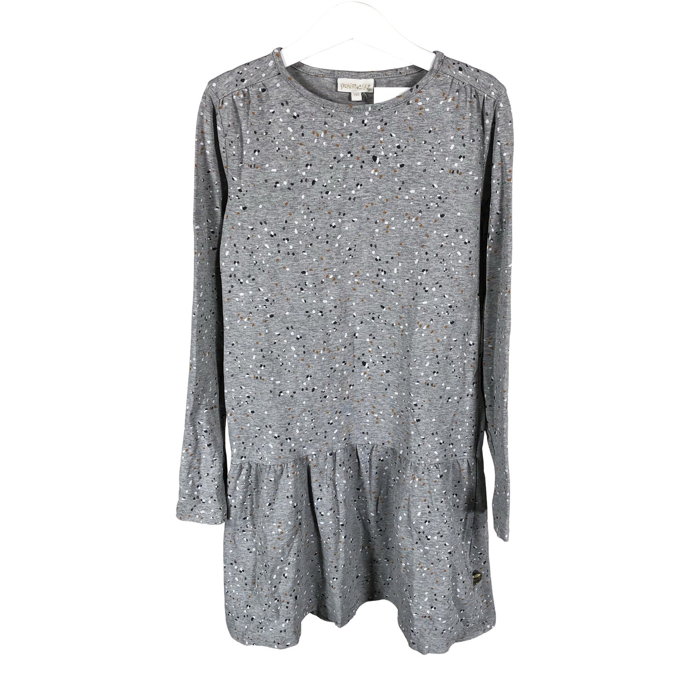 Unisex POMPdeLUX - Tricot dress, size 140 - 146 - Gray (1)