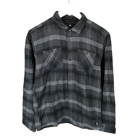 Unisex DC Creation - Flannel shirt, size 158 - 164 - Gray ()