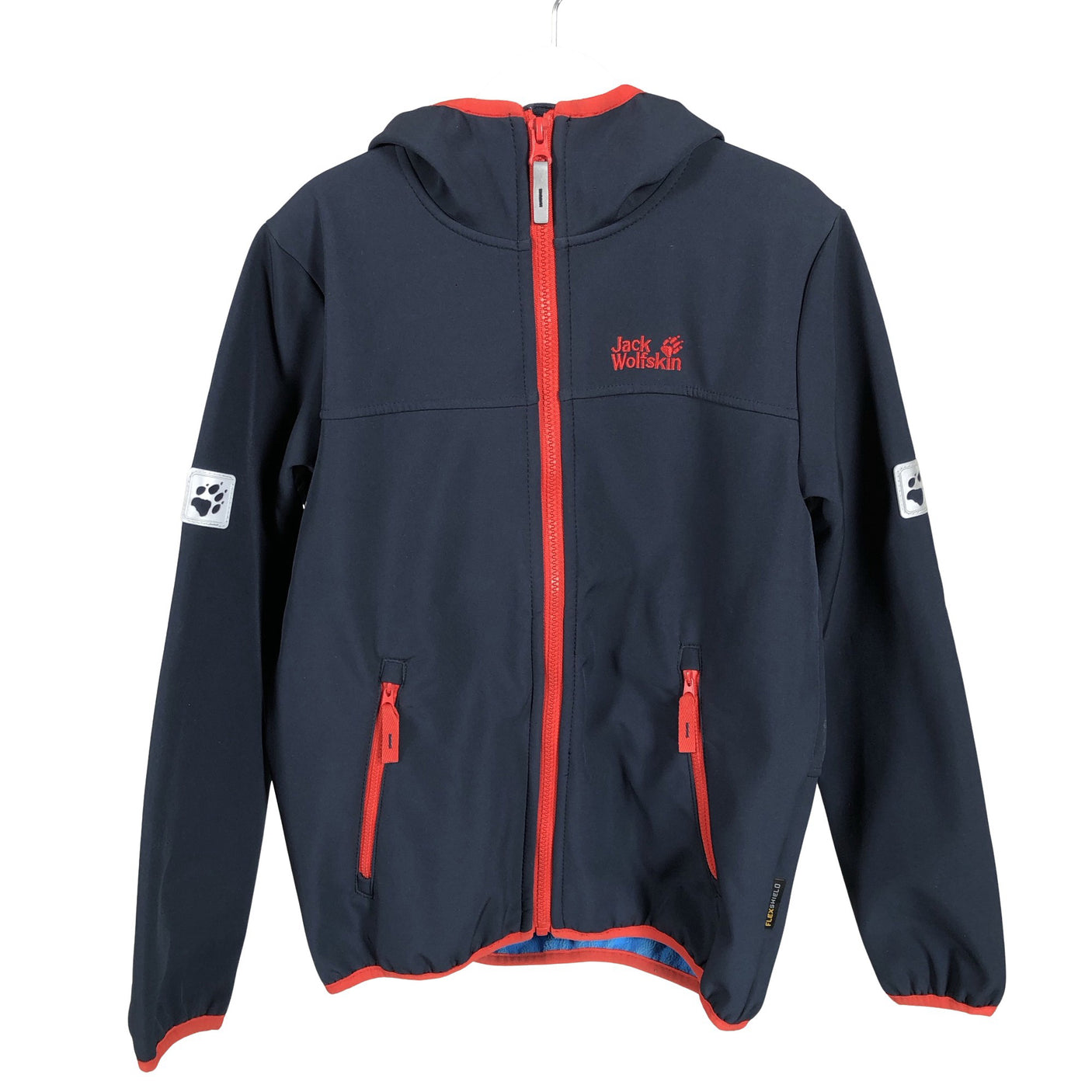 Unisex Jack Wolfskin - Soft shell jacket, size 134 - 140 - Blue (1)