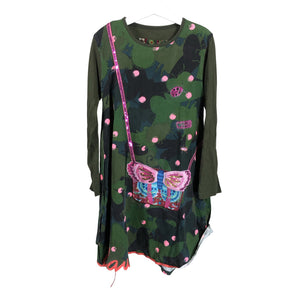 Unisex Desigual - Tricot dress, size 134 - 140 - Green (1)