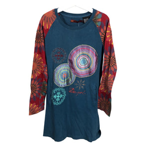 Unisex Desigual - Tricot dress, size 134 - 140 - Blue (1)