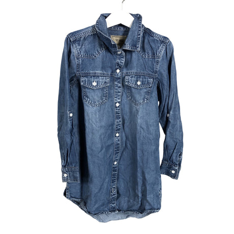 Unisex Next - Denim shirt, size 122 - 128 - Blue ()