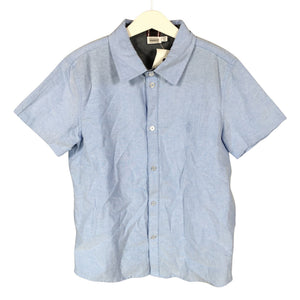 Unisex Name It - Collared shirt, size 146 - 152 - Light blue (1)