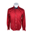 Unisex 7Camicie - Collared shirt, size L - Red ()