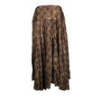 Unisex Massimo Dutti - Fabric skirt, size 40 - Brown ()