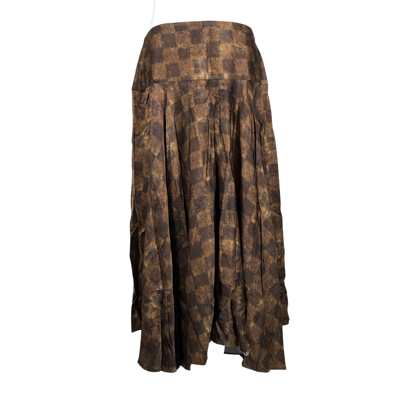 Unisex Massimo Dutti - Fabric skirt, size 40 - Brown (1)