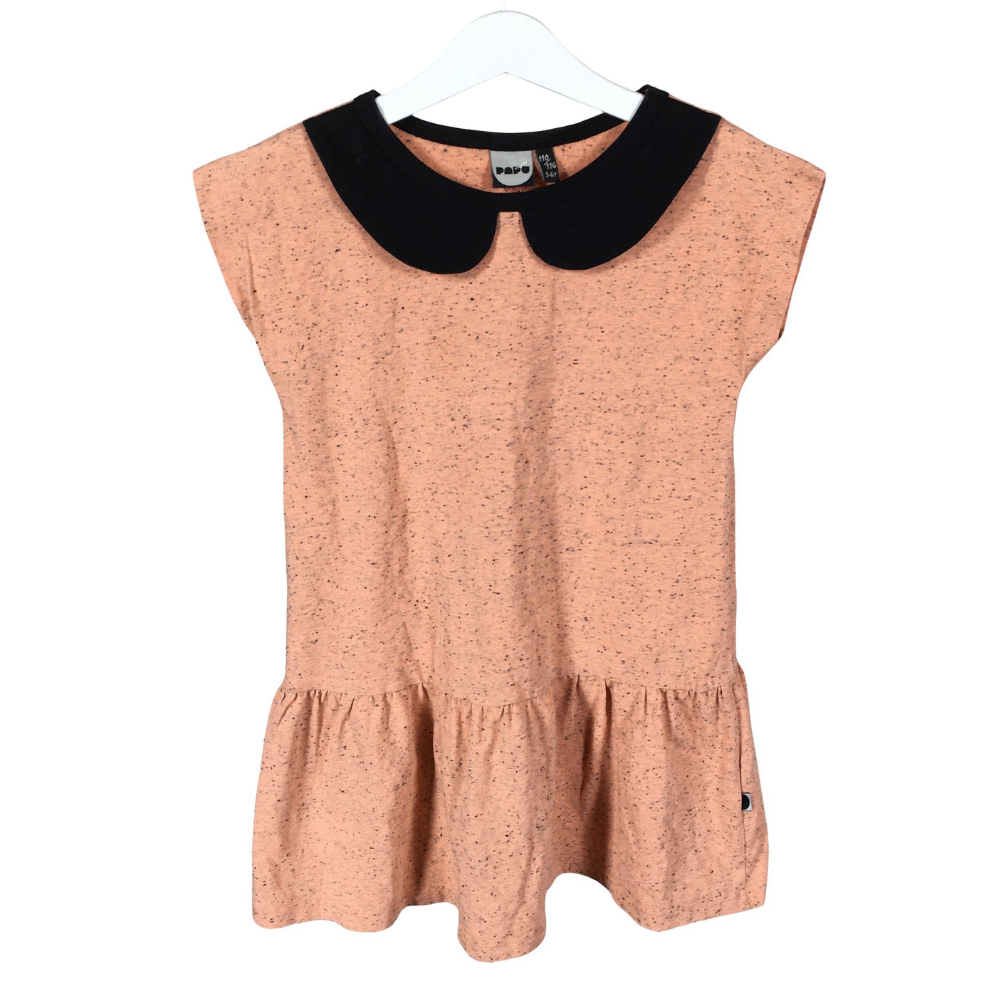 Unisex Papu - Tricot dress, size 110 - 116 - Light pink (1)