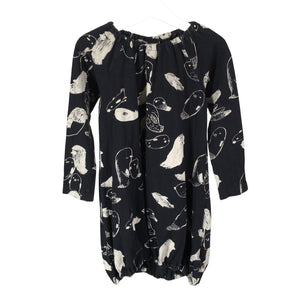 Unisex Papu - Tricot dress, size 110 - 116 - Black (1)