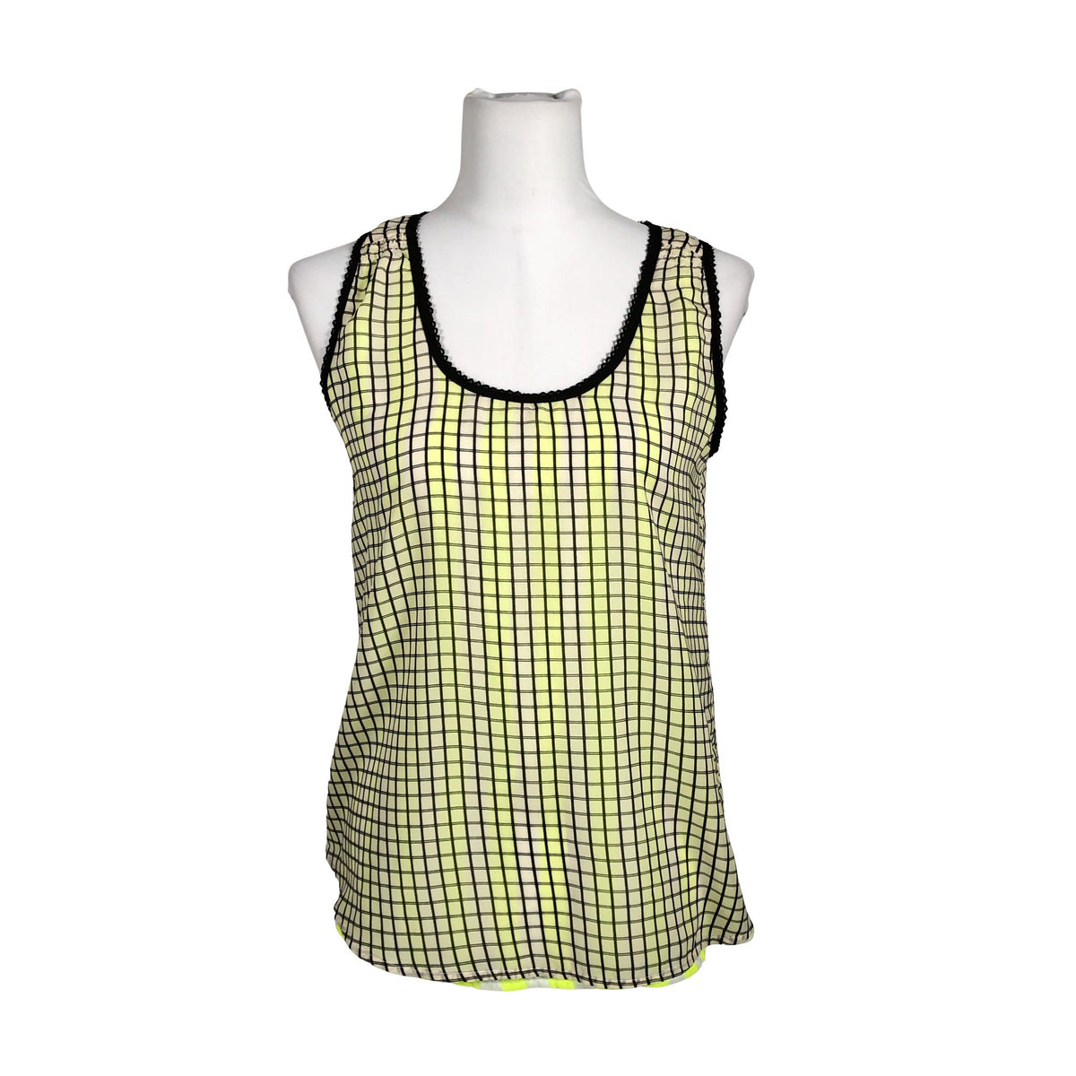 Unisex Maison Scotch - Tricot tank top, size 36 - Green (1)