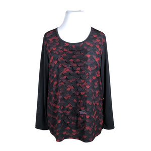 Unisex Samoon - Tricot shirt, size 46 - Black (1)