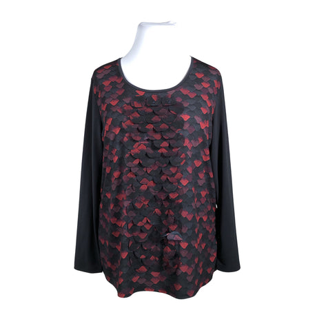 Unisex Samoon - Tricot shirt, size 46 - Black ()