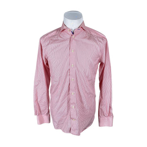 Unisex Eton - Collared shirt, size M - Red (1)