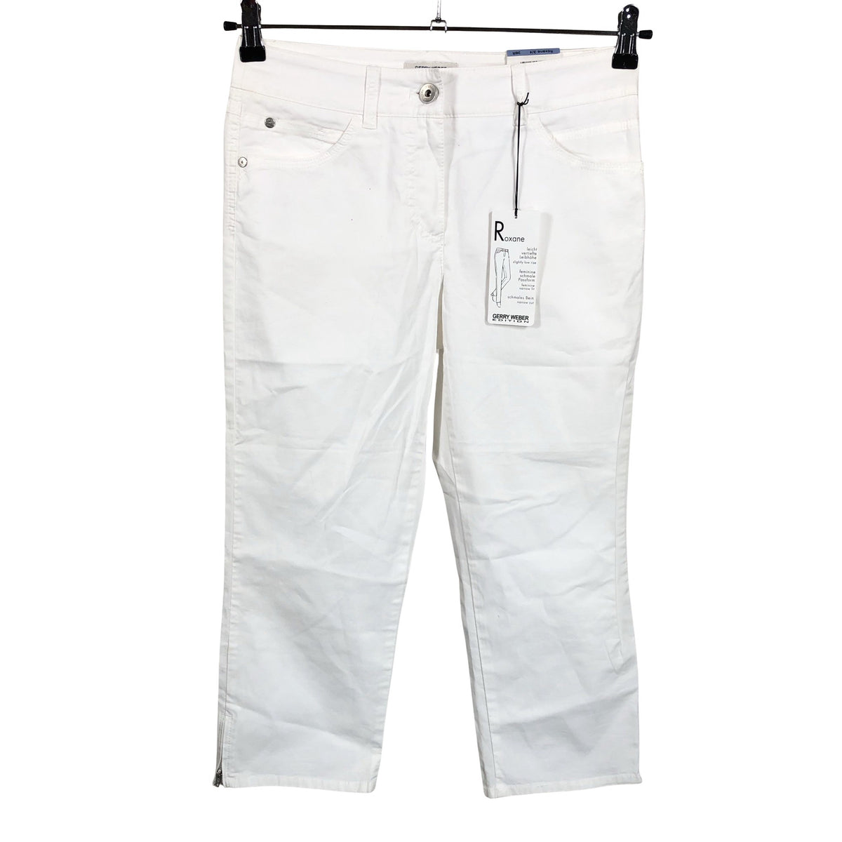 Unisex Gerry Weber - Capri jeans, size 36 - White (1)