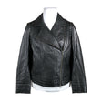 Unisex Ulla Popken - Leather jacket, size 44 - Black ()