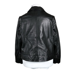 Unisex Ulla Popken - Leather jacket, size 44 - Black (3)