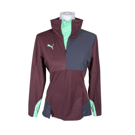 Unisex Puma - Sports shirt, long sleeve, size 40 - Wine red ()