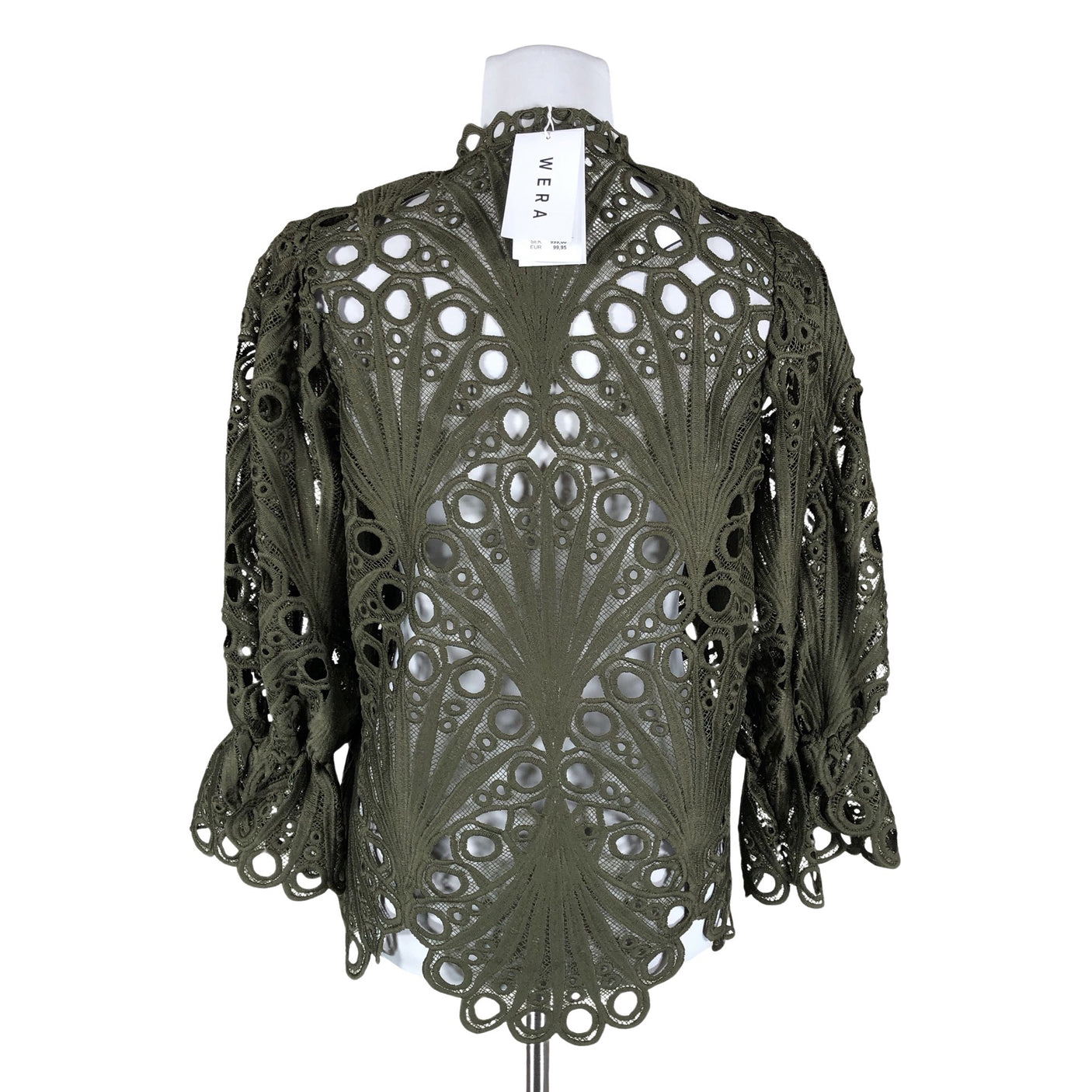 Unisex Wera - Blouse, size 38 - Green (2)
