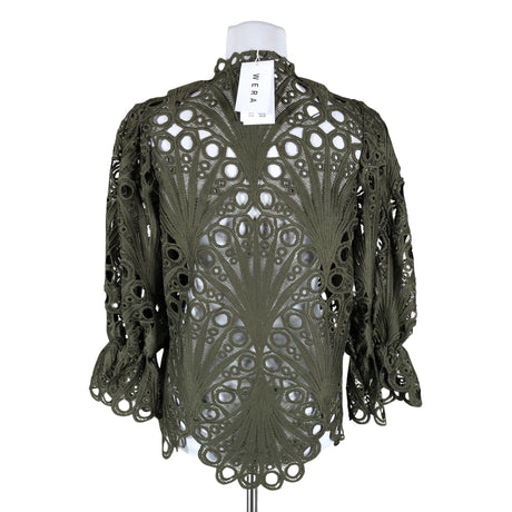 Unisex Wera - Blouse, size 38 - Green (2)