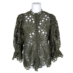 Unisex Wera - Blouse, size 38 - Green (1)