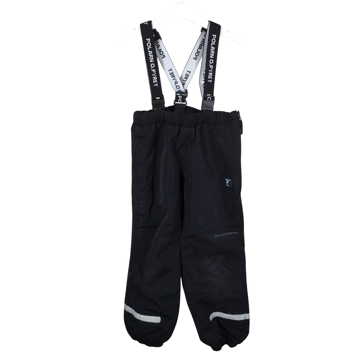 Unisex Polarn O. Pyret - Spring/Fall pants, size 128 - 134 - Black (1)