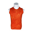 Unisex David - Sleeveless sports top, size S - Orange ()