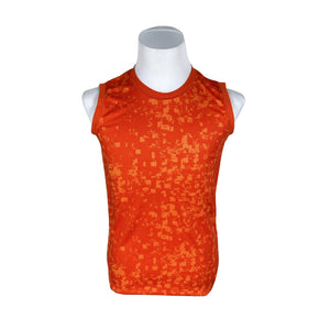 Unisex David - Sleeveless sports top, size S - Orange (1)