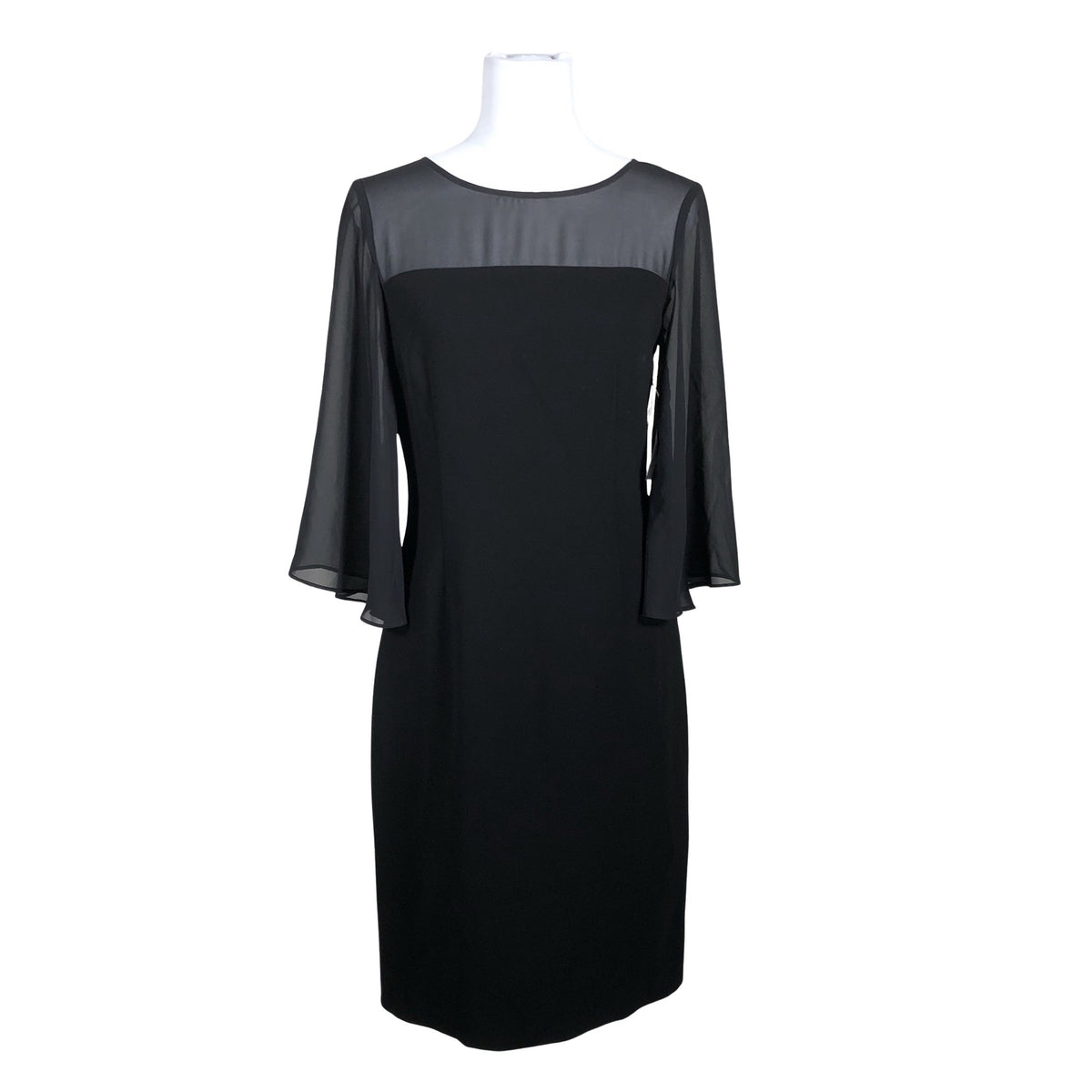 Unisex Ril's - Schiffon dress, size 38 - Black (1)