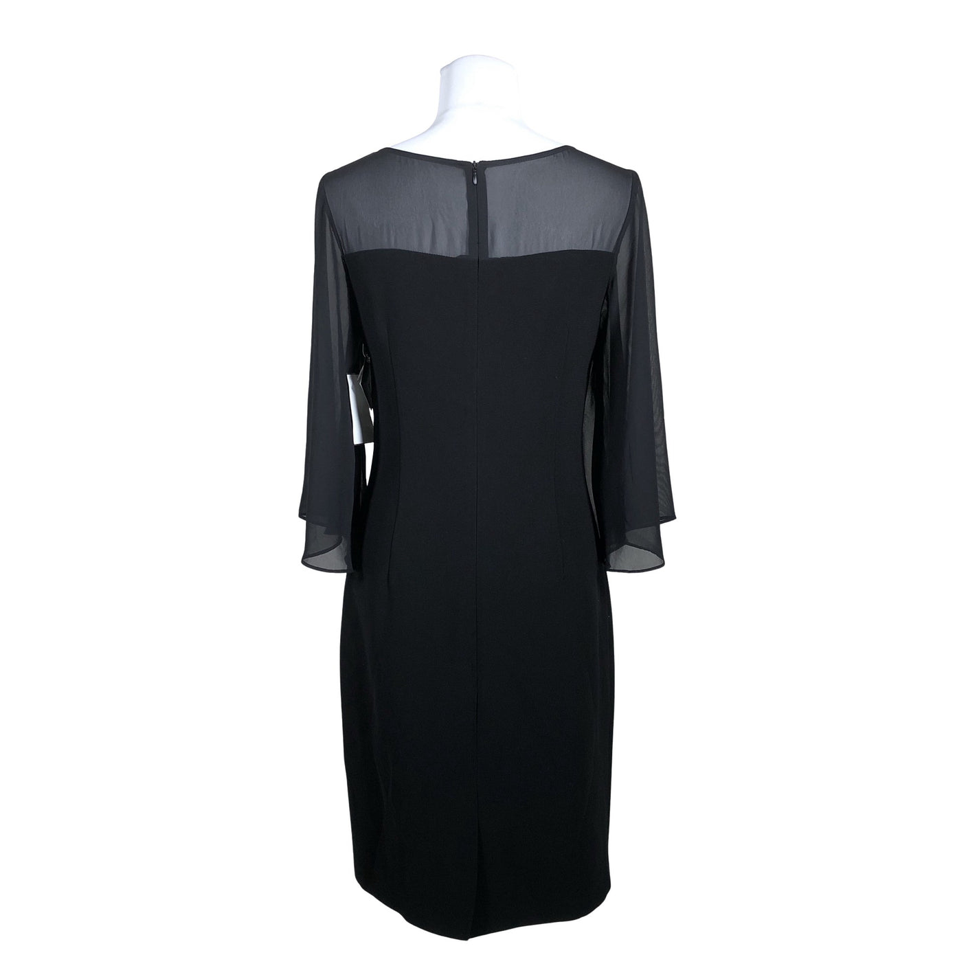 Unisex Ril's - Schiffon dress, size 38 - Black (3)