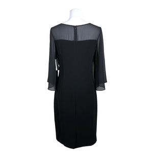 Unisex Ril's - Schiffon dress, size 38 - Black (3)