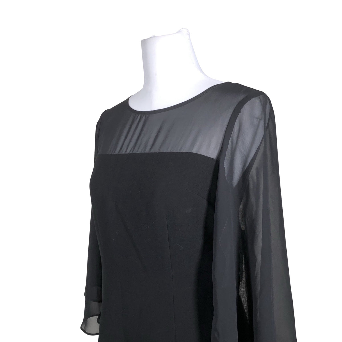 Unisex Ril's - Schiffon dress, size 38 - Black (2)