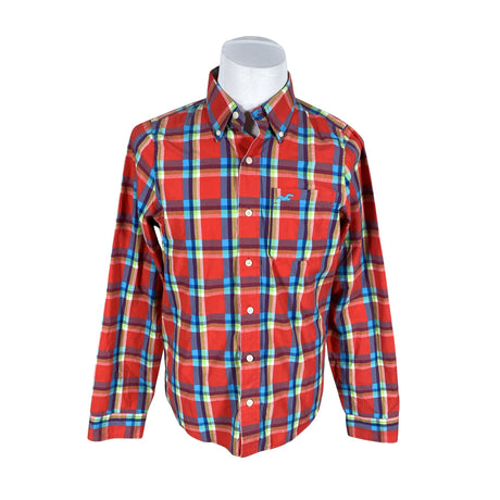 Unisex Hollister - Collared shirt, size M - Red ()