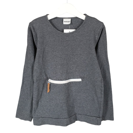 Unisex Metsola - Tricot shirt, size 134 - 140 - Gray ()