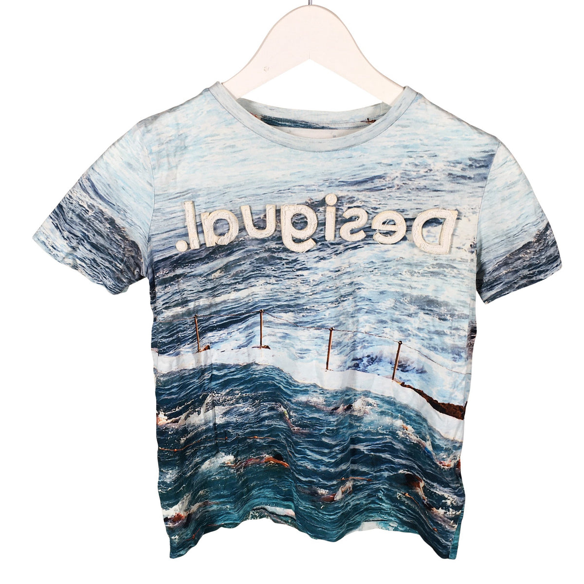 Unisex Desigual - T-shirt, size 146 - 152 - Light blue (1)