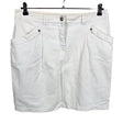 Unisex Friendtex - Denim skirt, size 40 - White ()