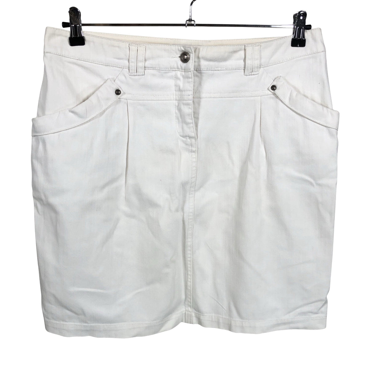 Unisex Friendtex - Denim skirt, size 40 - White (1)