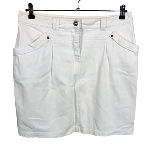 Unisex Friendtex - Denim skirt, size 40 - White (1)