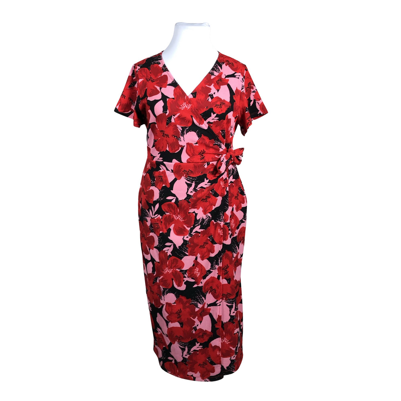 Unisex Anna Field - Tricot dress, size 42 - Red (1)