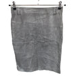Unisex Cream - Fabric skirt, size 36 - Gray ()