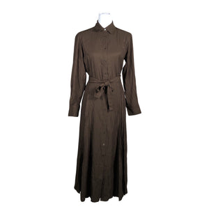 Unisex Polo Ralph Lauren - Schiffon dress, size 36 - Brown (1)