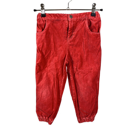 Unisex Marimekko - Velvet pants, size 98 - 104 - Red ()