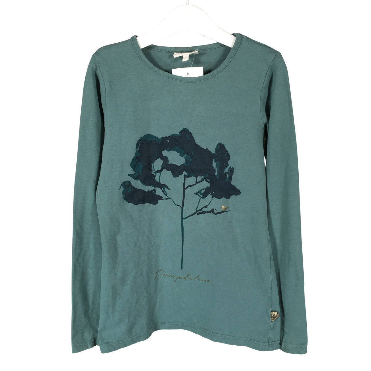 Unisex POMPdeLUX - Tricot shirt, size 140 - 146 - Green (1)