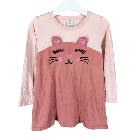 Unisex Lindex - Tricot dress, size 104 - 110 - Light pink ()