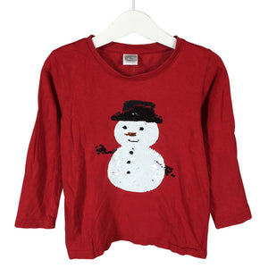 Unisex Lindex - Tricot shirt, size 104 - 110 - Red (1)