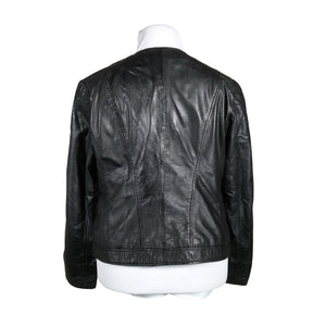 Unisex Saki - Leather jacket, size 44 - Black (3)