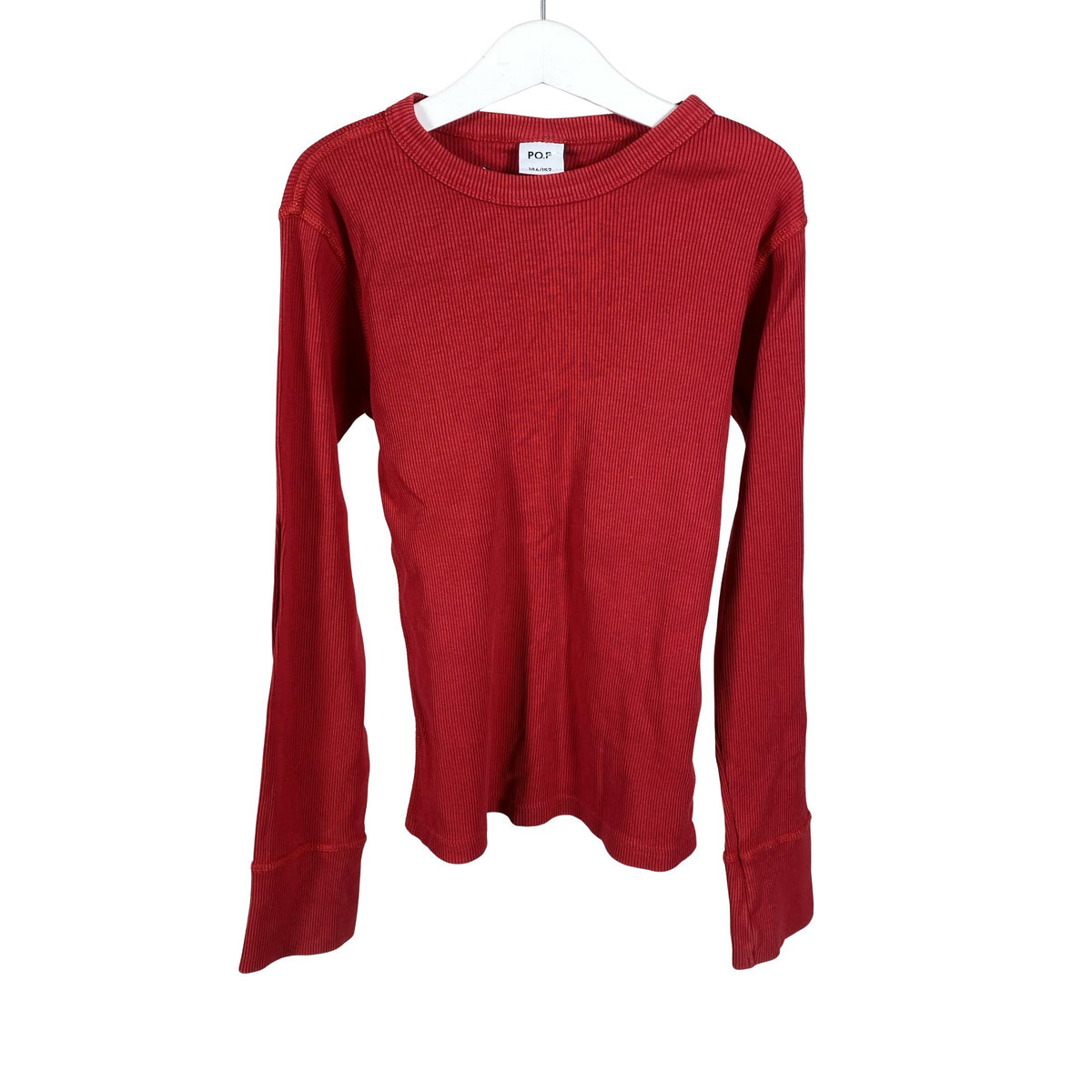 Unisex Polarn O. Pyret - Tricot shirt, size 146 - 152 - Red (1)