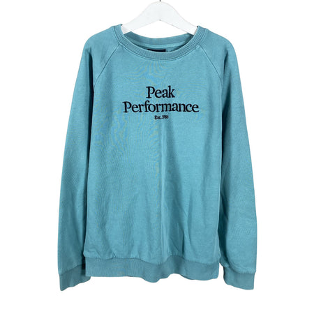Unisex Peak Performance - Sweatshirt, size 152 - 158 - Turquoise ()
