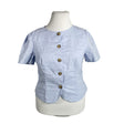 Unisex Cider - Short-sleeved blouse, size 42 - Light blue ()
