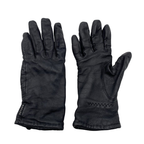 Unisex Hofler - Leather gloves, size Ei kokoa - Black ()