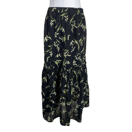 Unisex Lindex - Fabric skirt, size 38 - Black ()